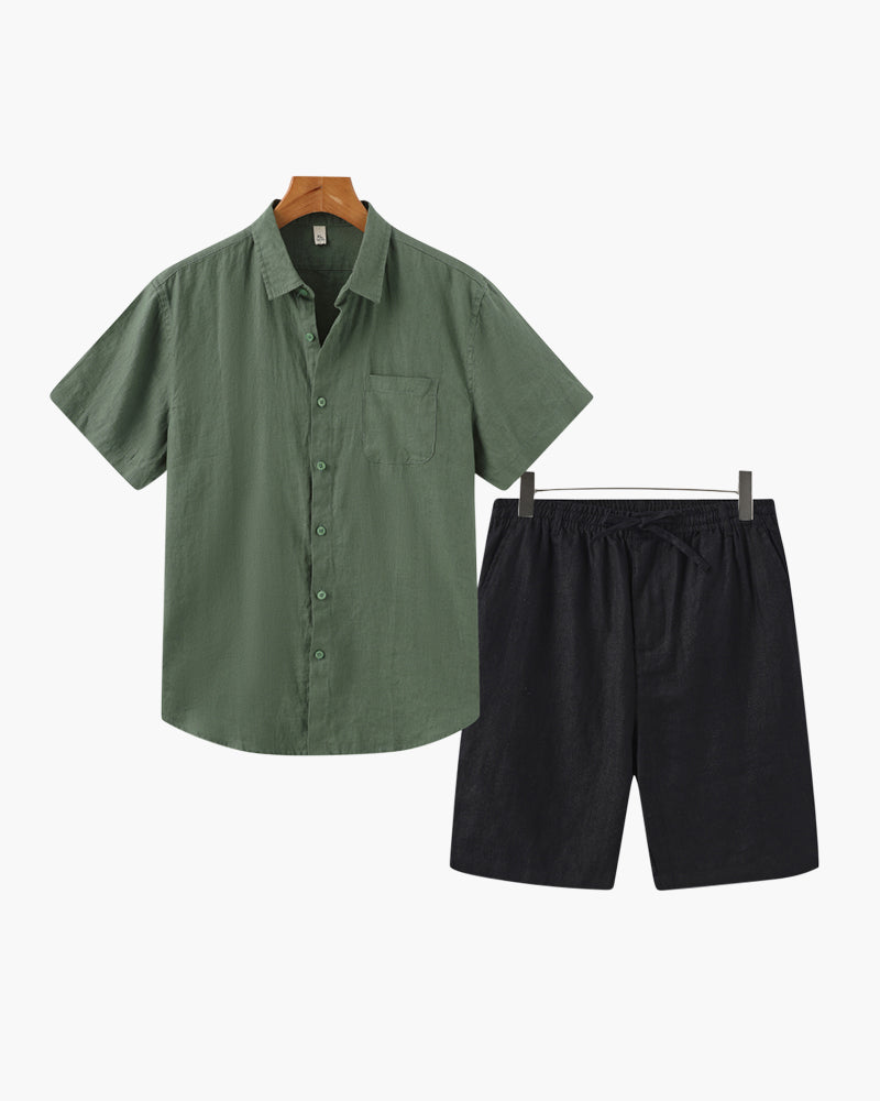 LunaVerdei Linen Combo (Shorts)