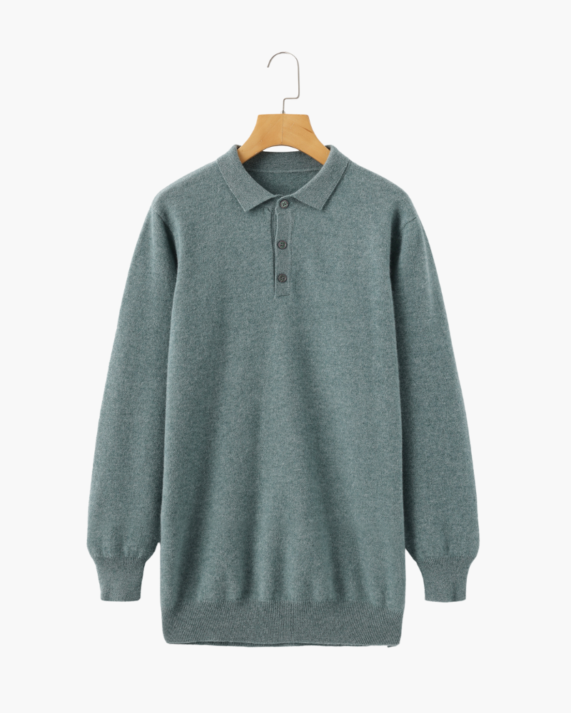 LunaVerdei 100% Cashmere Polo