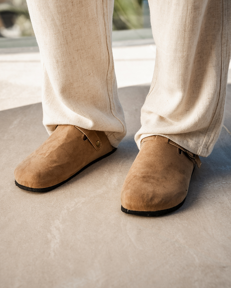 LunaVerdei Suede Clogs