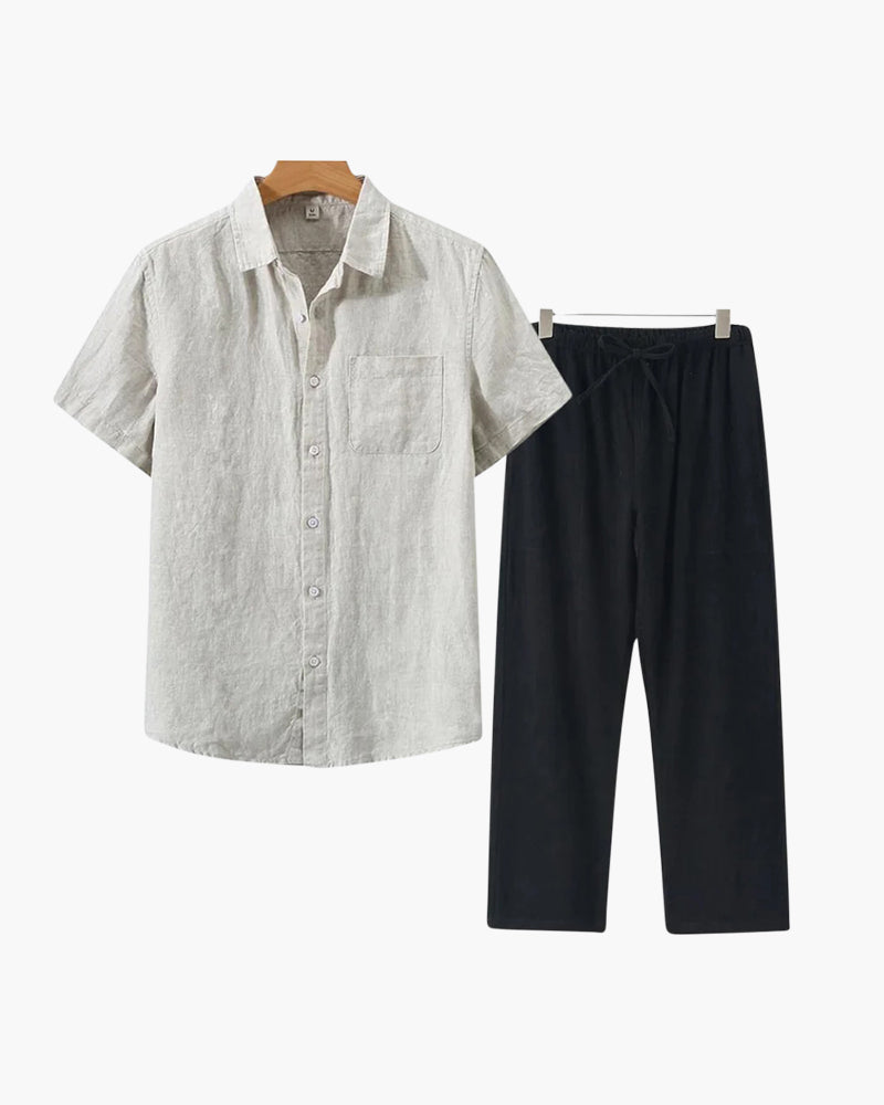 LunaVerdei Linen Combo (Shortsleeve)