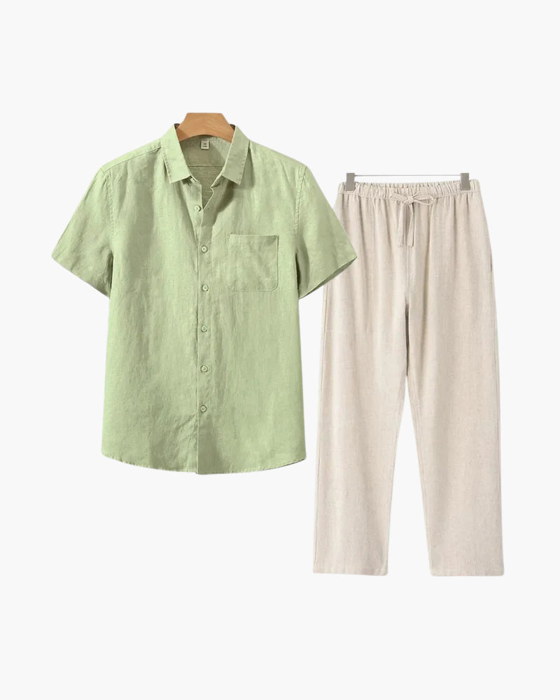 LunaVerdei Linen Combo (Shortsleeve)