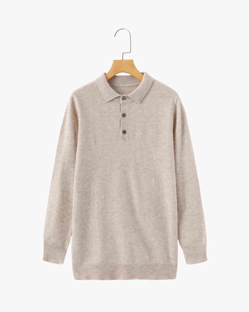 LunaVerdei 100% Cashmere Polo