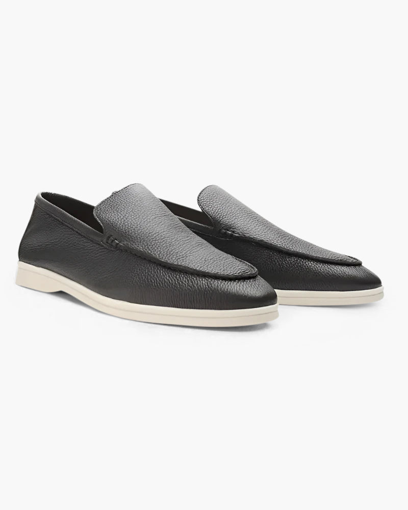 Lunaverdei Cowhide Leather Loafers