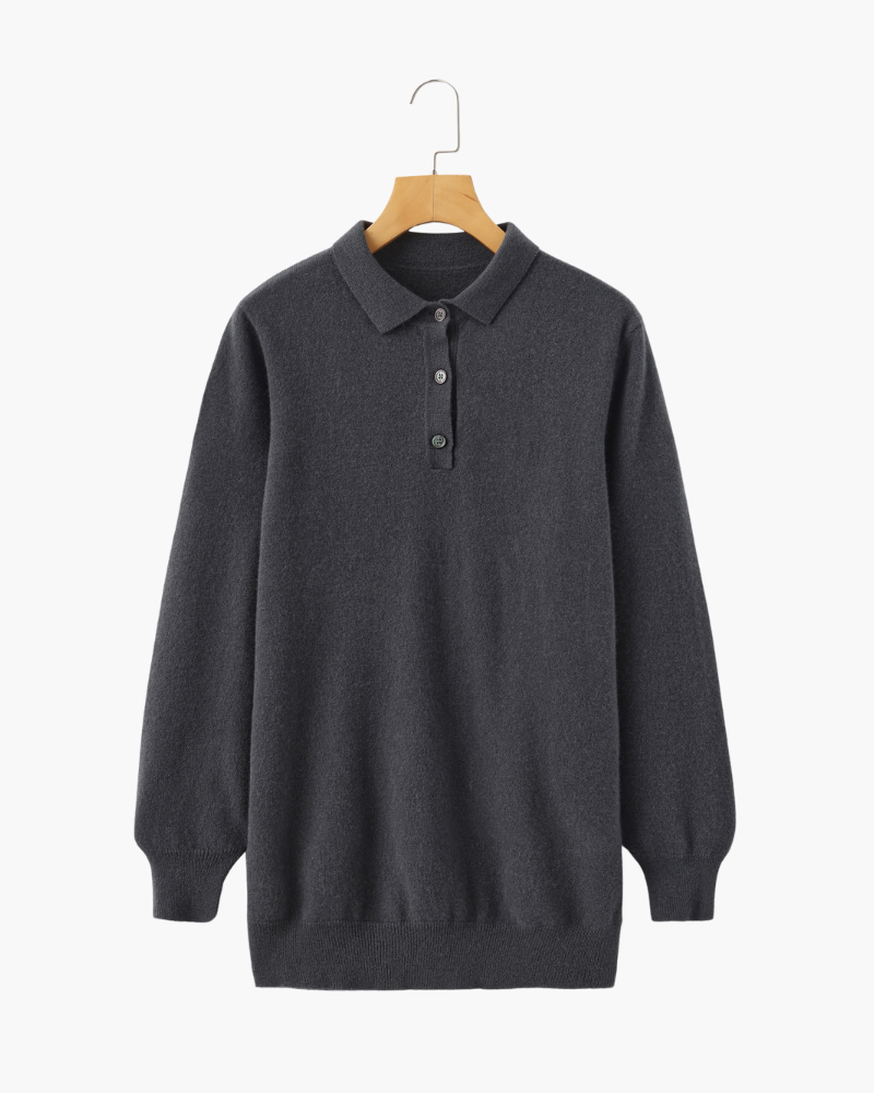 LunaVerdei 100% Cashmere Polo