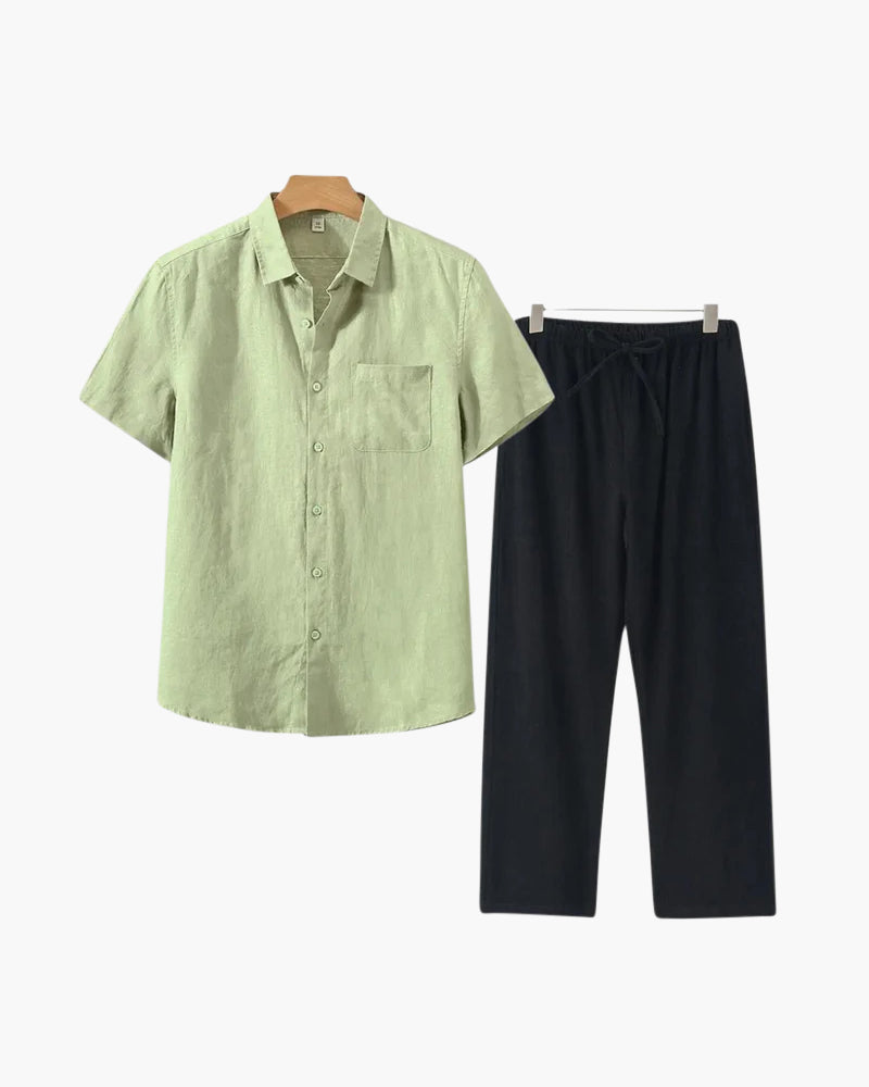 LunaVerdei Linen Combo (Shortsleeve)