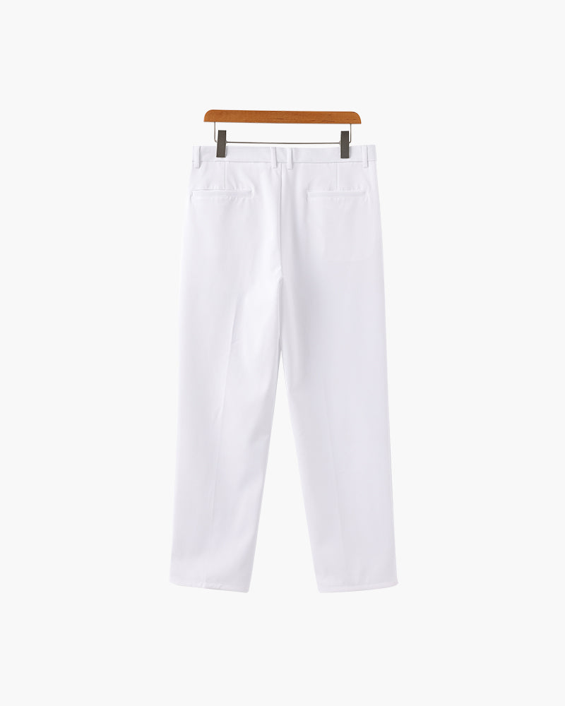Wide Leg Essential Trouser – Black