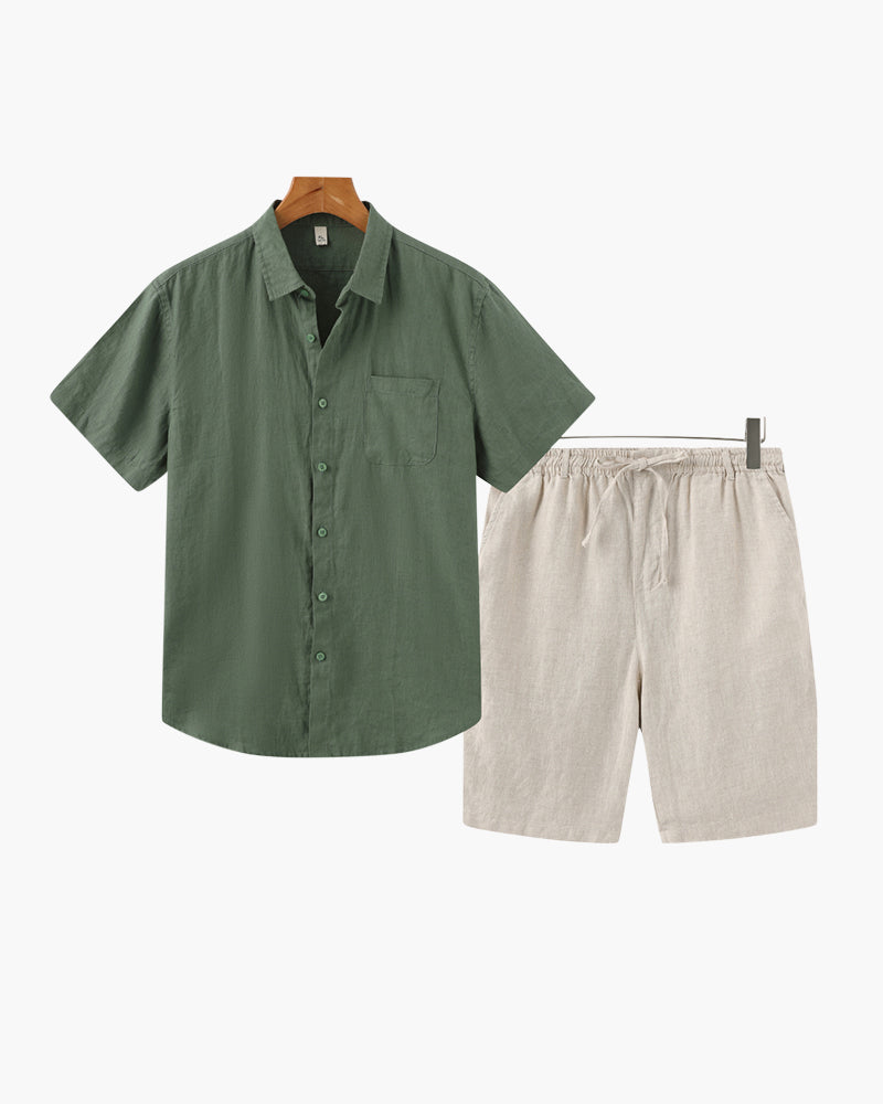 LunaVerdei Linen Combo (Shorts)