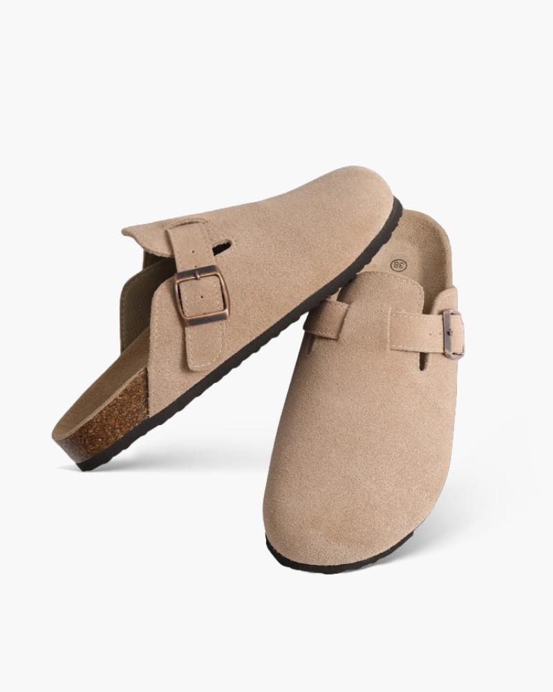 LunaVerdei Suede Clogs
