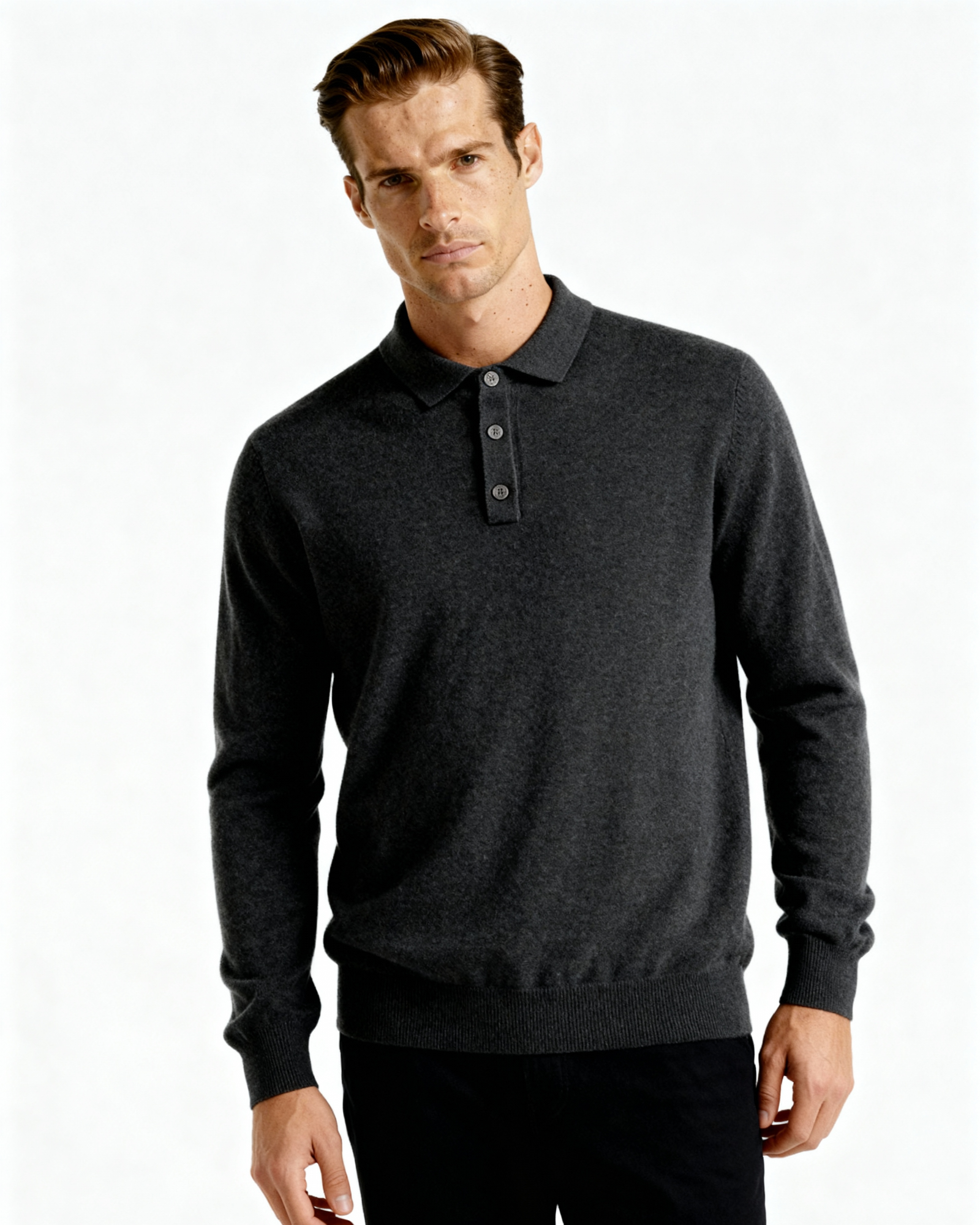 LunaVerdei 100% Cashmere Polo