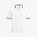Knitted Quarter Zip Golf Polo