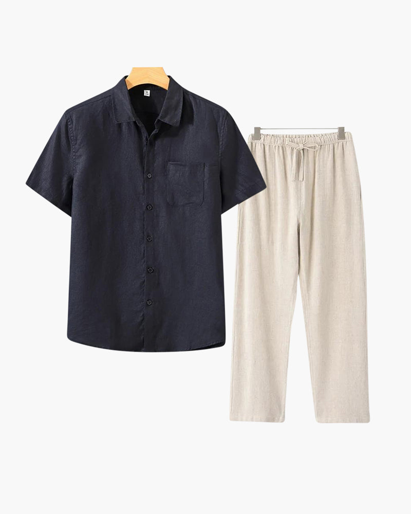 LunaVerdei Linen Combo (Shortsleeve)