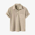Textured Cotton Polo