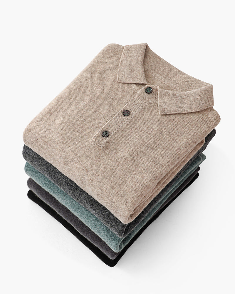 LunaVerdei 100% Cashmere Polo
