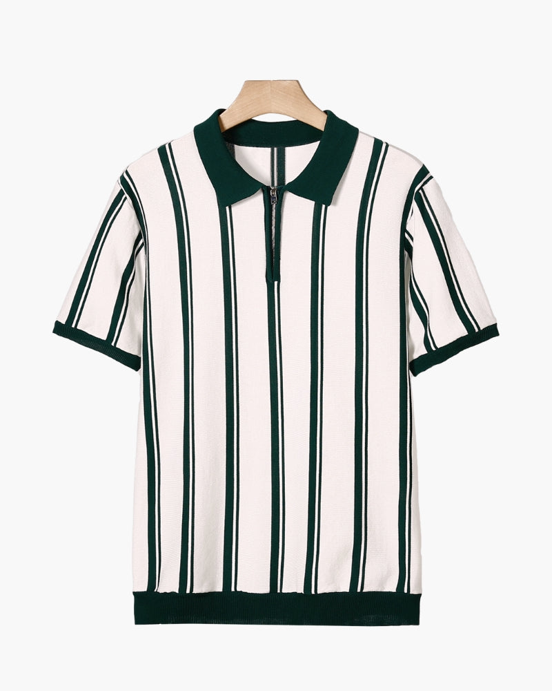 Split Half-Zip Polo