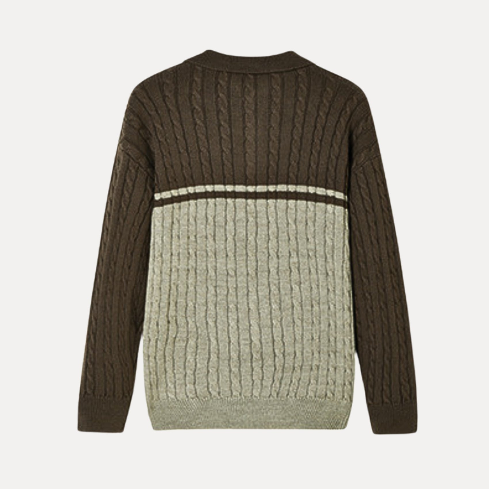 LunaVerdei 100% Wool Zip Up Sweater