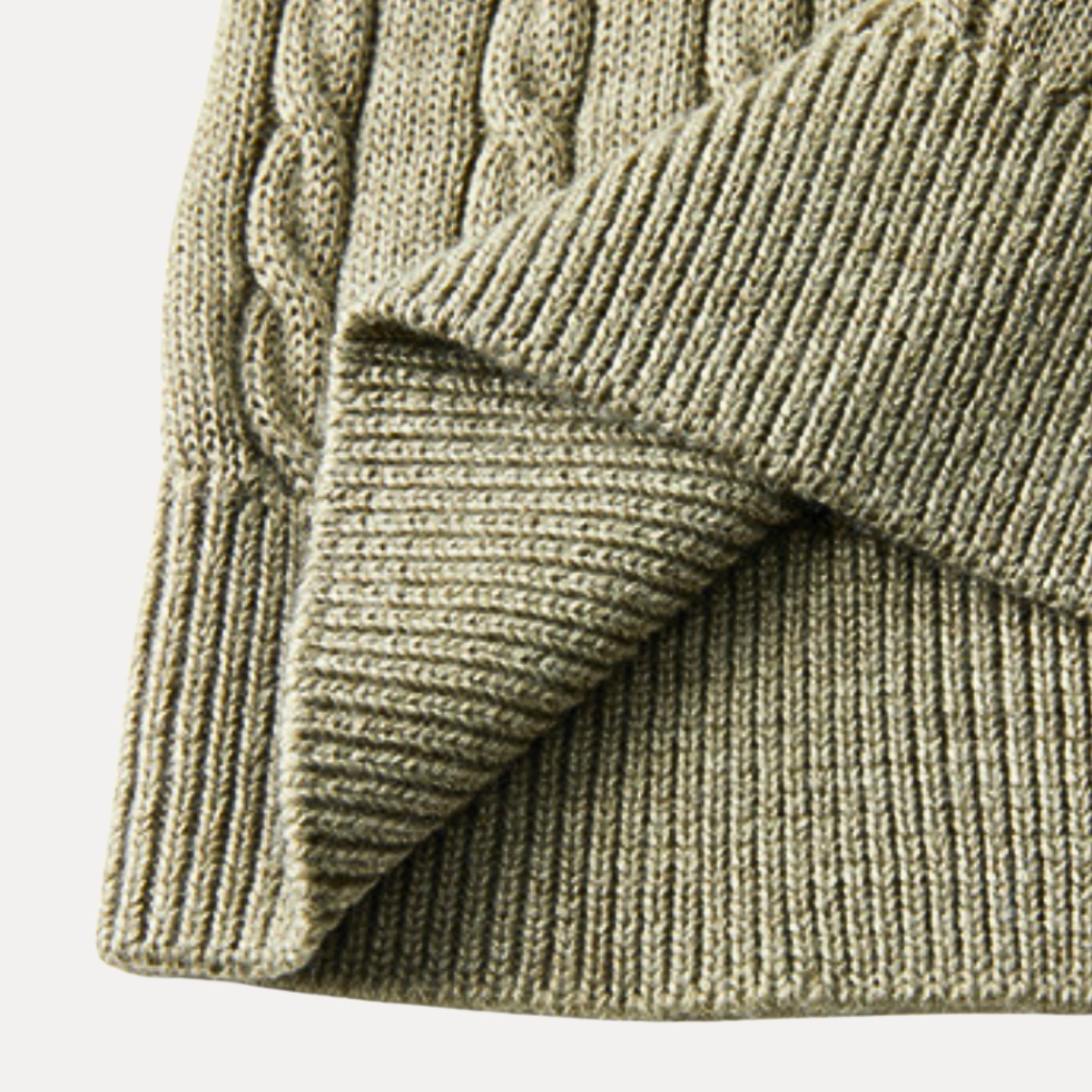 LunaVerdei 100% Wool Zip Up Sweater