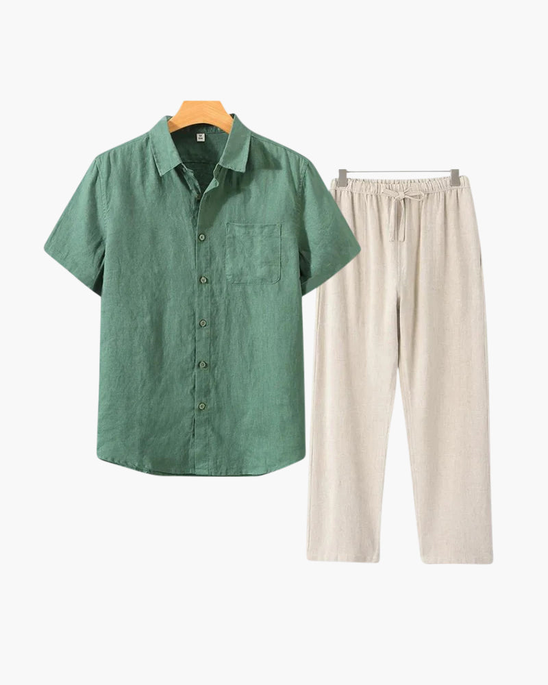 LunaVerdei Linen Combo (Shortsleeve)
