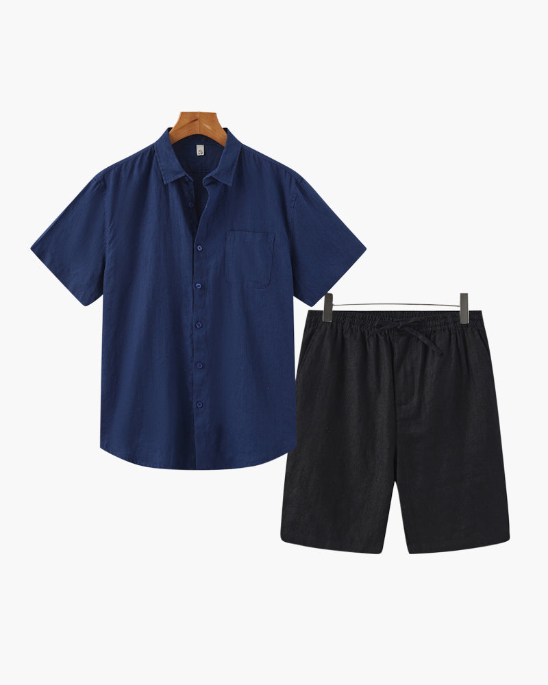 LunaVerdei Linen Combo (Shorts)