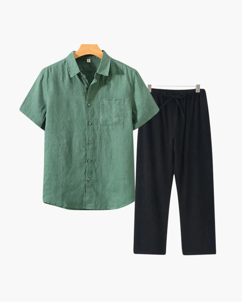 LunaVerdei Linen Combo (Shortsleeve)