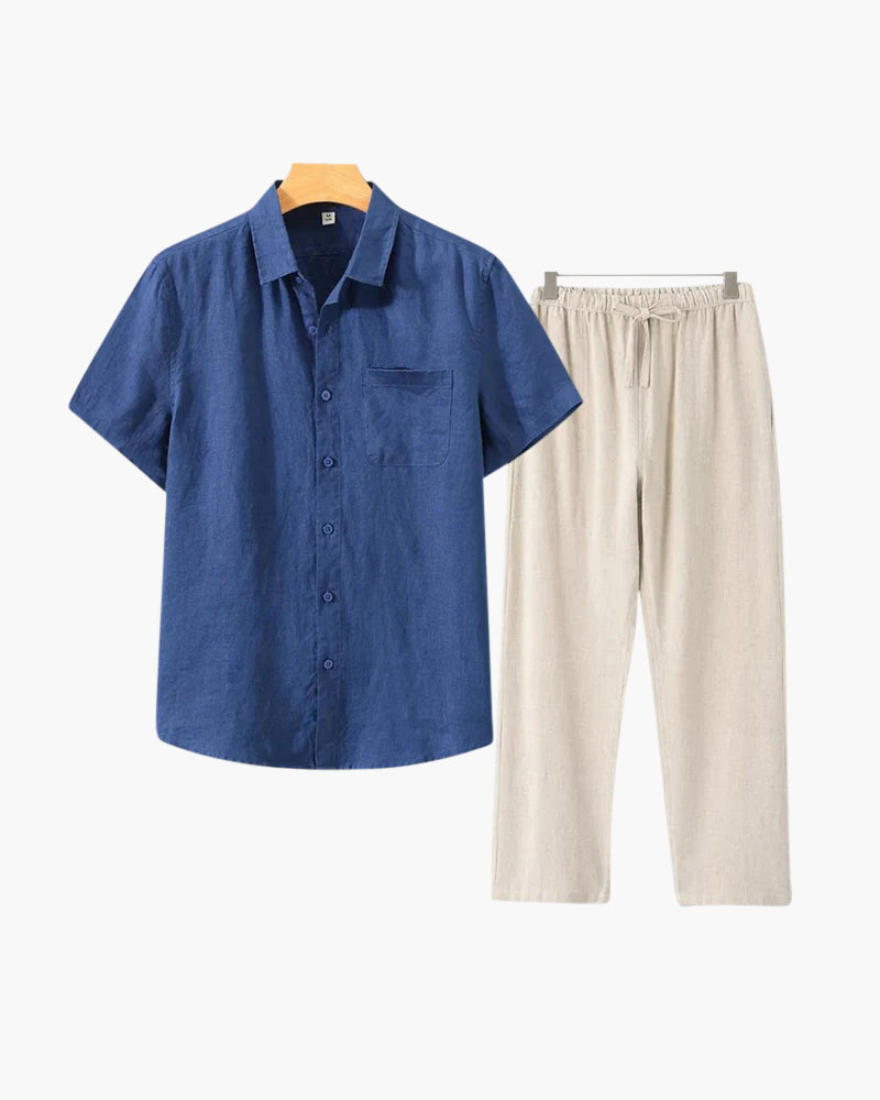 LunaVerdei Linen Combo (Shortsleeve)