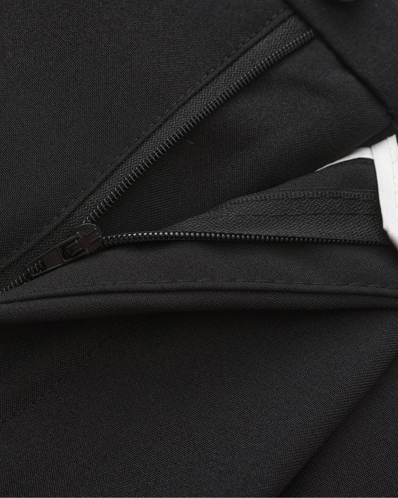 Wide Leg Essential Trouser – Black
