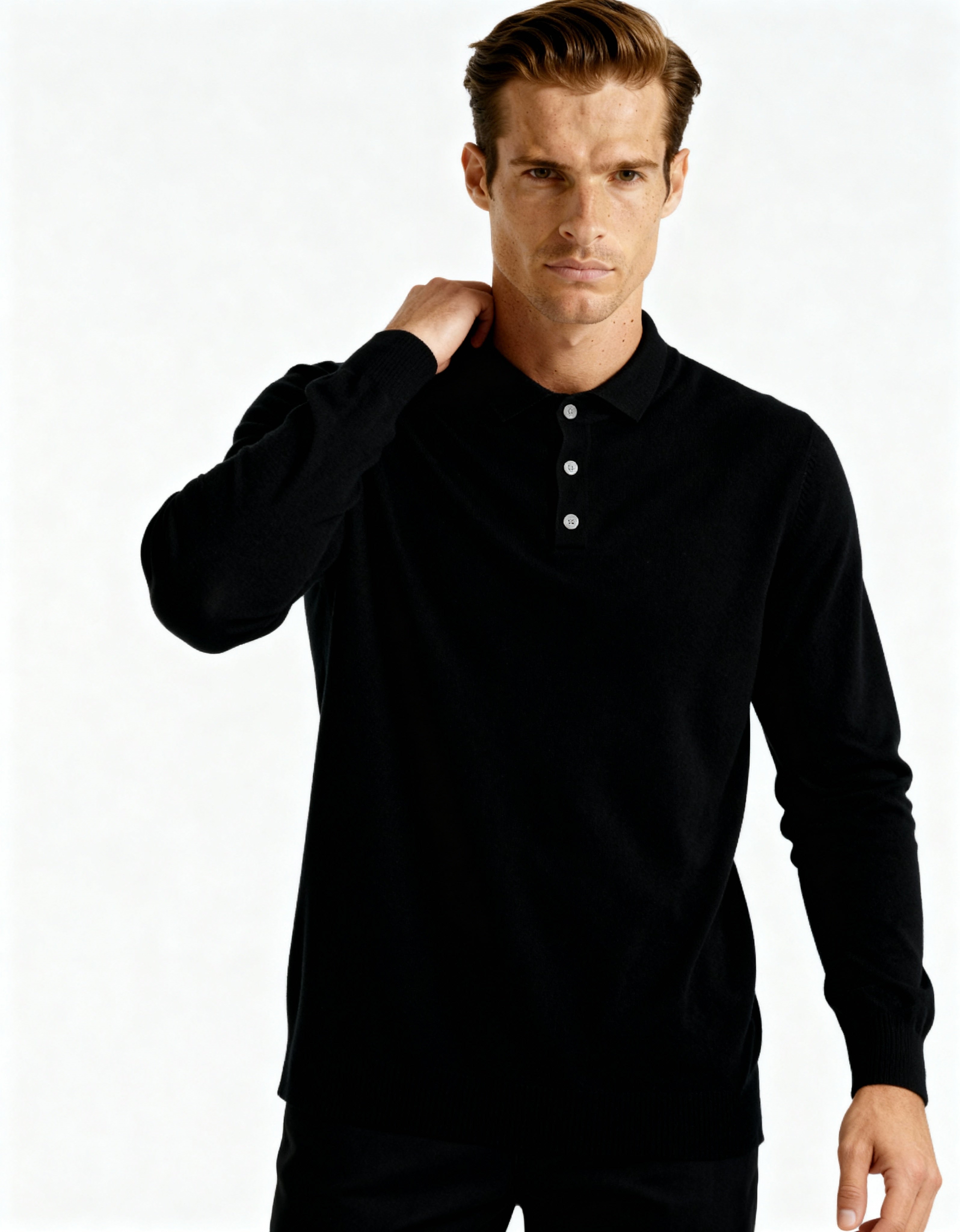 LunaVerdei 100% Cashmere Polo