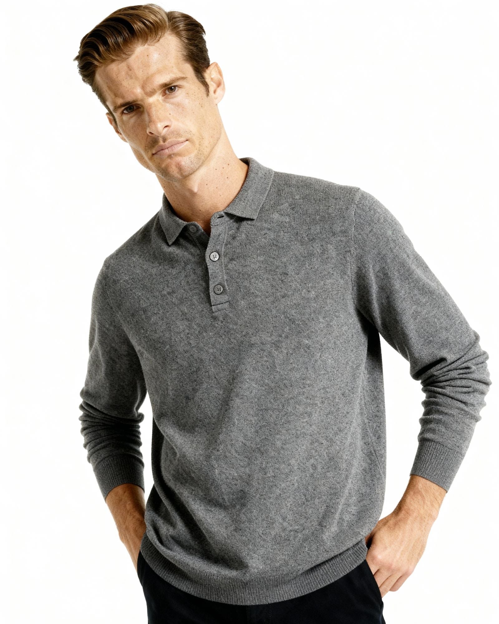 LunaVerdei 100% Cashmere Polo