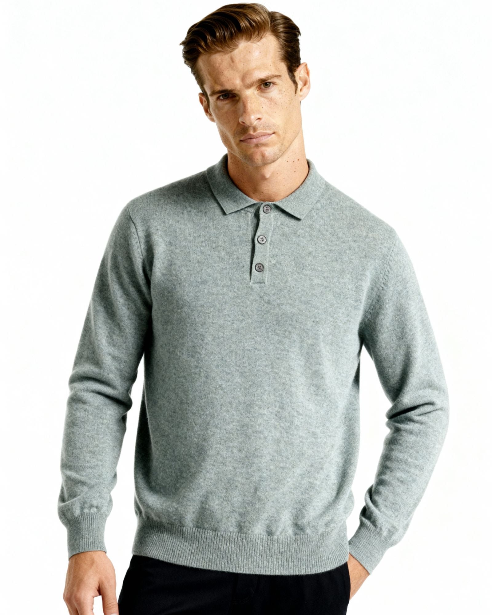 LunaVerdei 100% Cashmere Polo