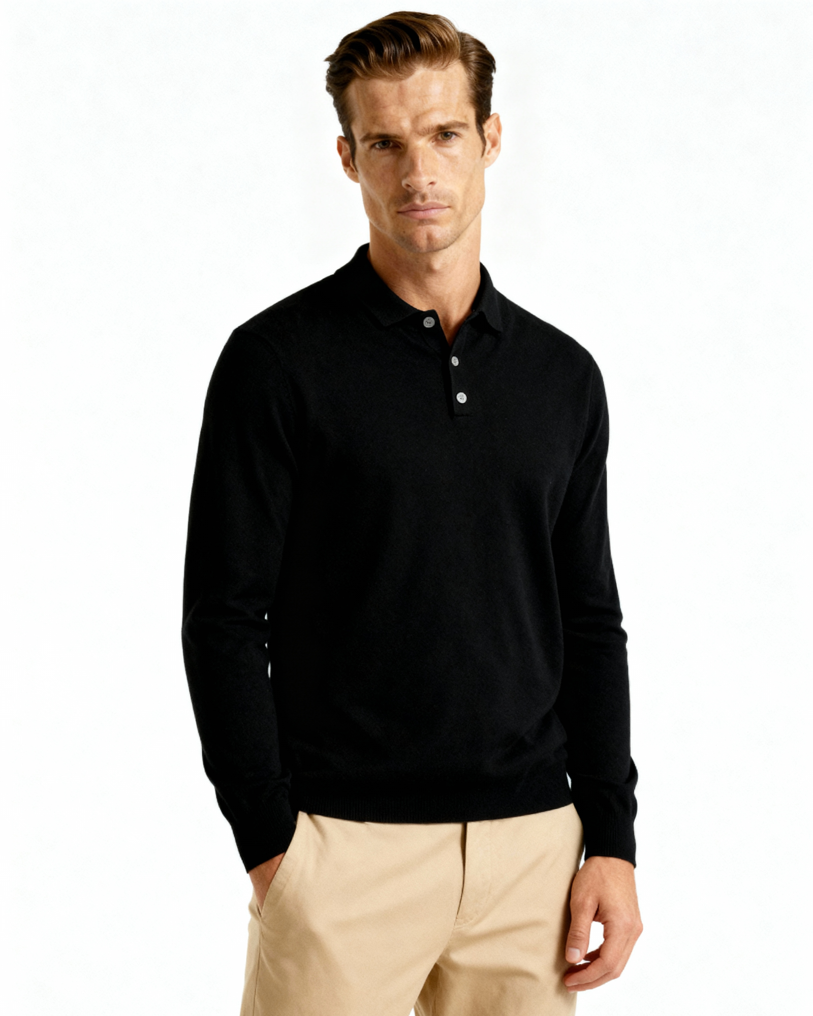 LunaVerdei 100% Cashmere Polo
