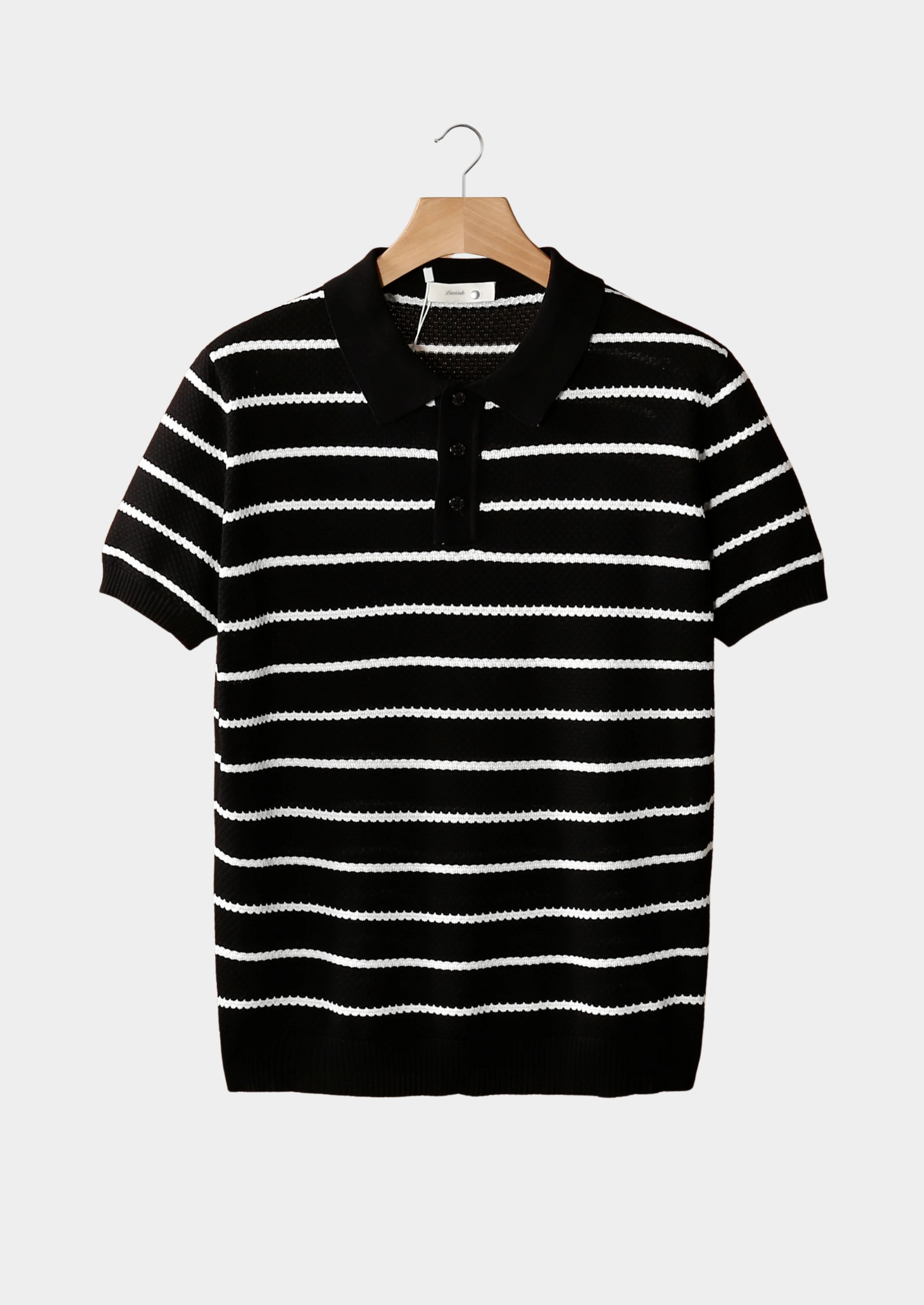 Porto Striped Button Polo