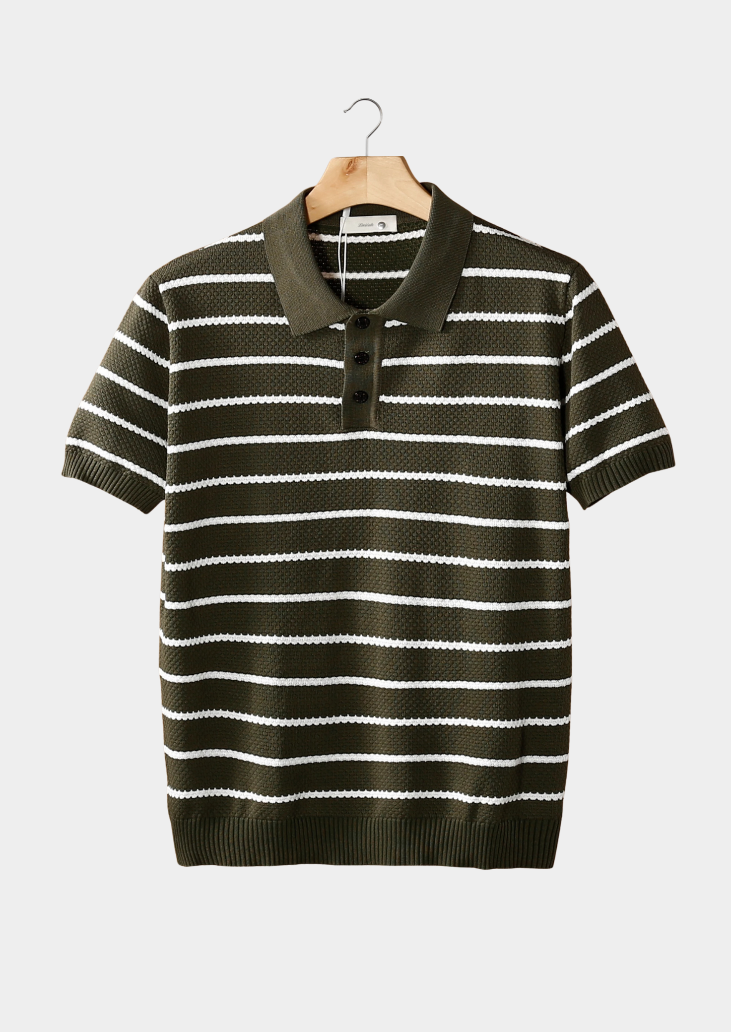 Porto Striped Button Polo