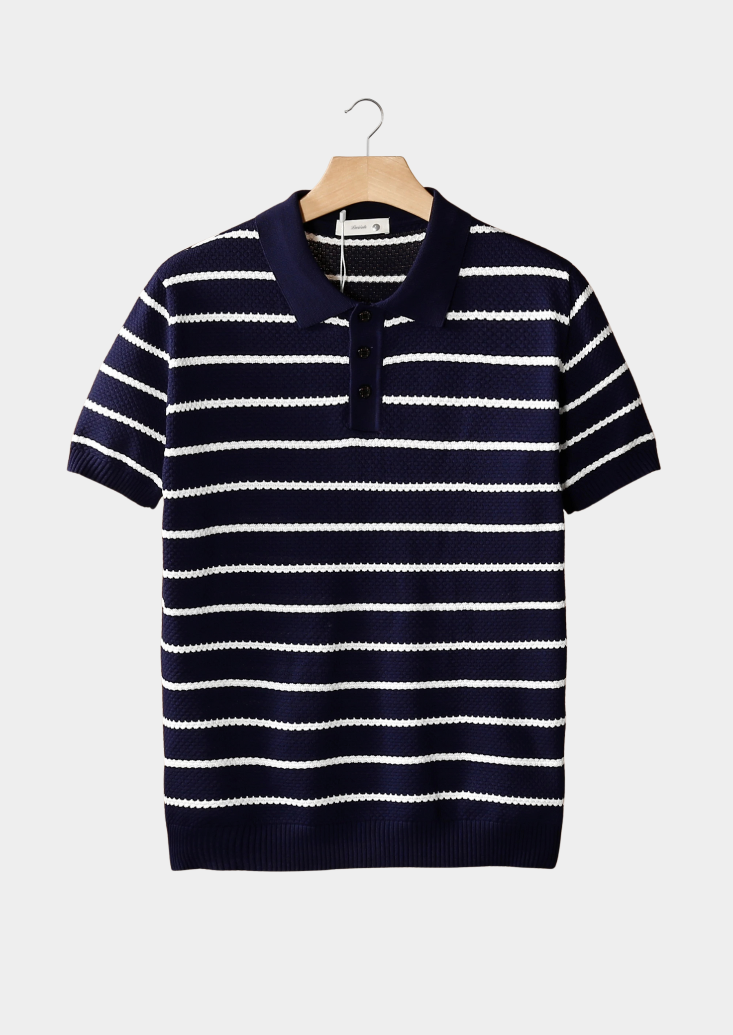 Porto Striped Button Polo