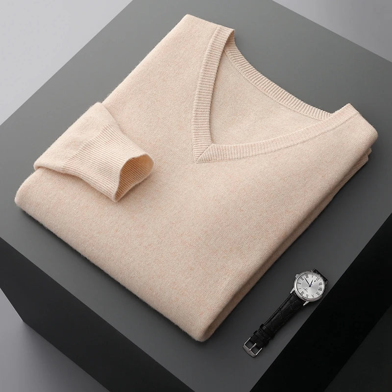 Wool V-Neck Sweater
